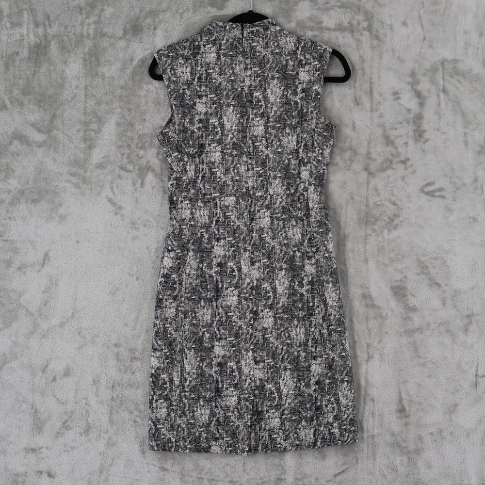 MM LaFleur Aditi Sheath Dress Womens 4 Gray Abstract Sleeveless Polished Career - Picture 9 of 16